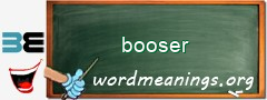 WordMeaning blackboard for booser